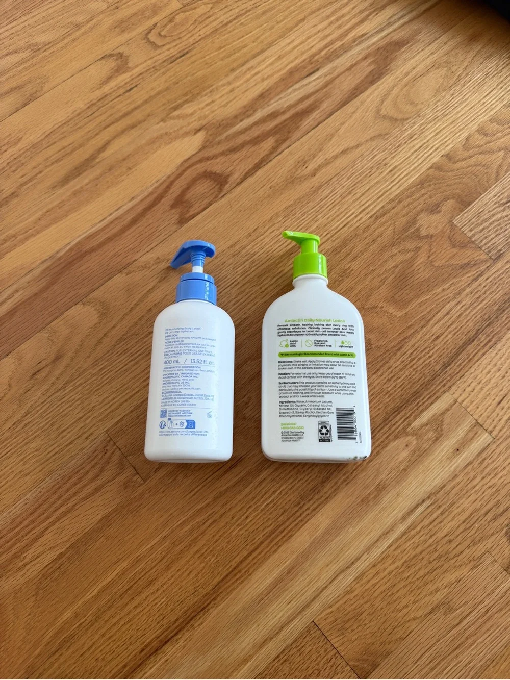 Amlactin lotion for kp bumps and aestura auto barrier body lotion